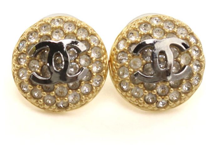 Chanel Gold Stud Earrings
