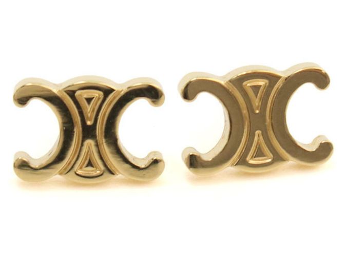 Céline Celine Triomphe Stud Earrings