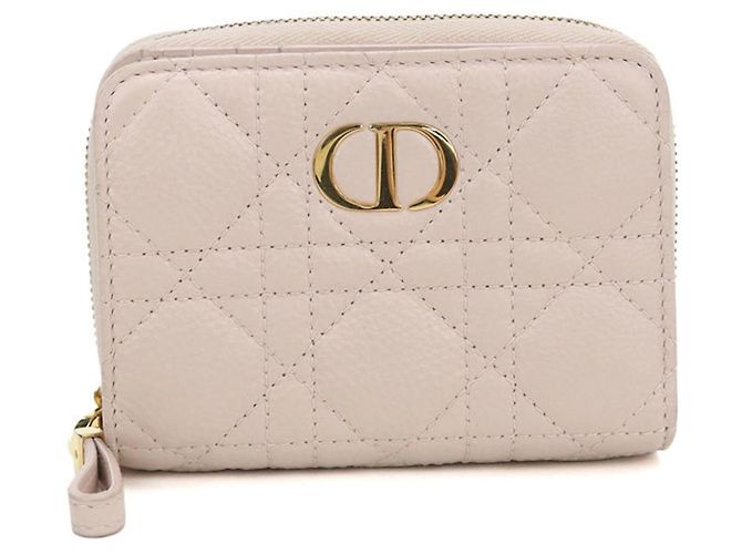Cartera bi-fold Christian Dior en Rosa