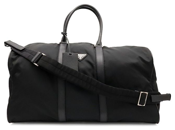 Prada Triangle Boston Bag