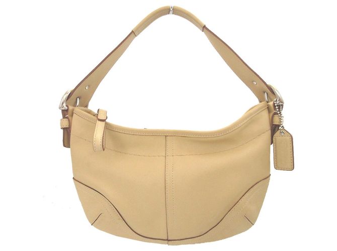 Bolsa de Ombro em Couro Coach Old Hobo