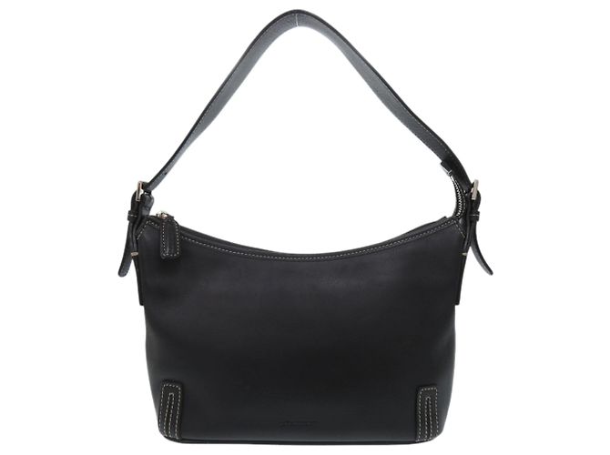 Bolsa de Ombro em Couro Burberry Nova Check