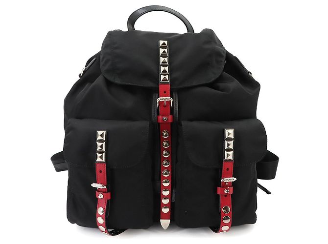 Prada Studded Backpack