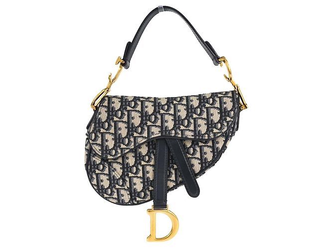 Christian Dior Saddle Oblique Canvas Small
