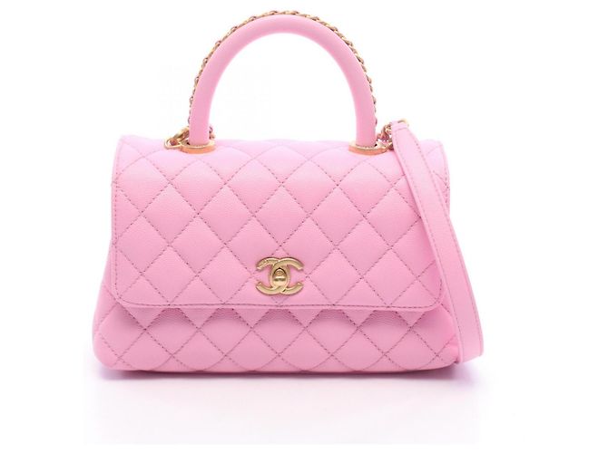 Chanel Coco Handle Flap Matelassé Handtasche