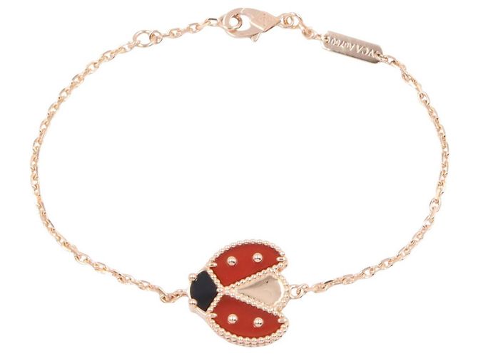 Van Cleef & Arpels Lucky Spring Open Wing Ladybug Bracelet