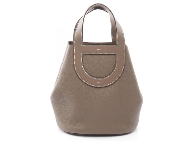 Hermès Bolsa Hermes In the Loop 23 em Etoupe Gray