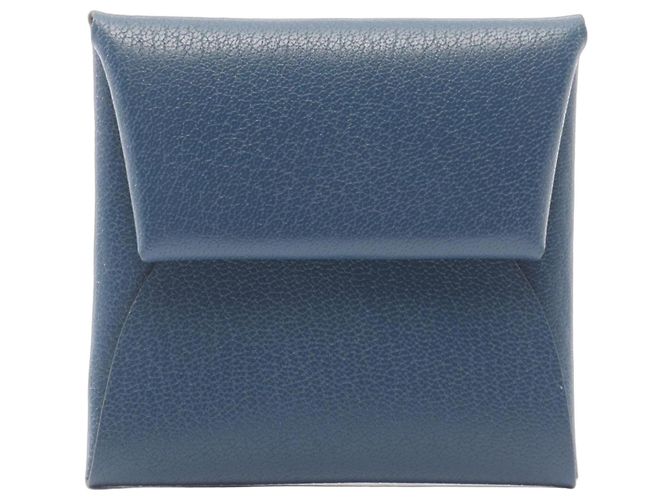 Hermès Hermes Bastia Deep Blue Coin Purse