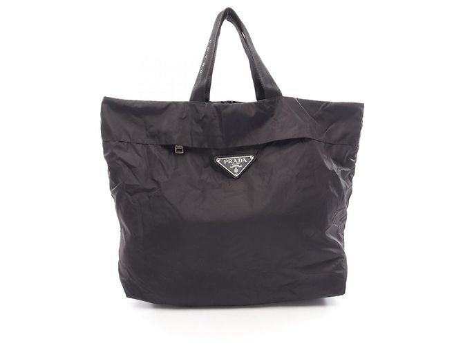 Tote Sac cabas Prada en nylon noir