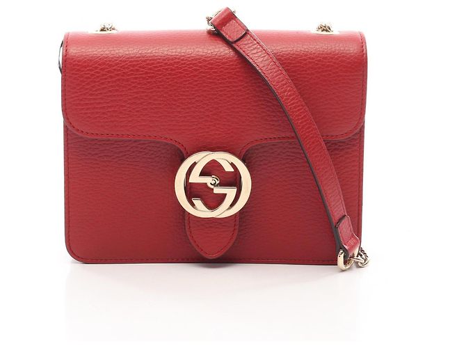 Borsa a tracolla Gucci Interlocking G