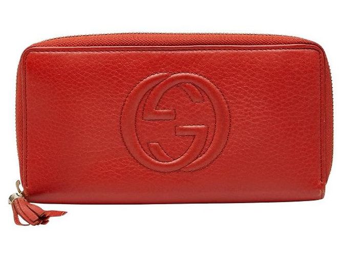 Gucci Soho Round Zip Long Wallet
