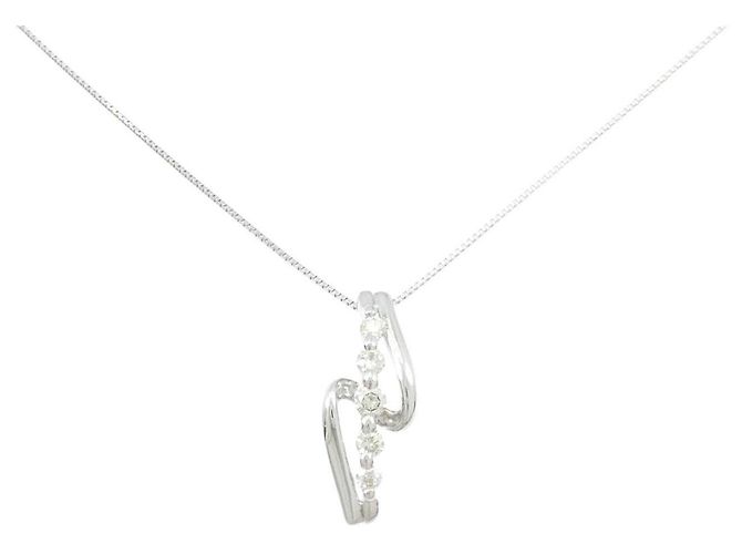 Autre Marque Collar de diamantes Au750