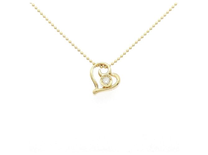 Autre Marque Collana Cuore con Diamanti Au750