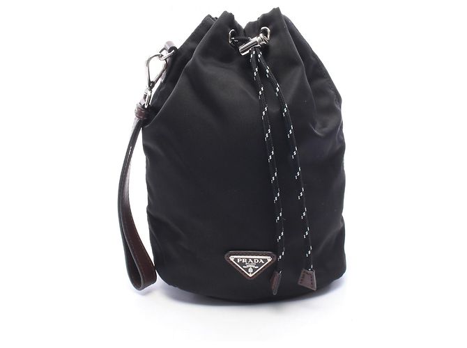 Sac à main/Pochette Prada Triangle Logo