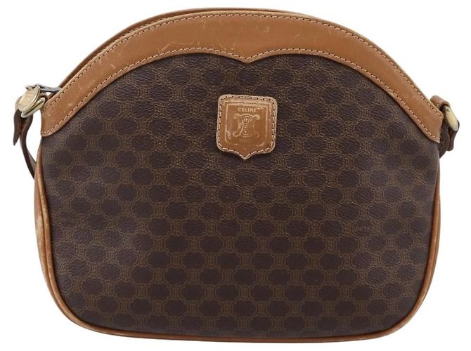 Céline Celine Macadam Shoulder Canvas Medium