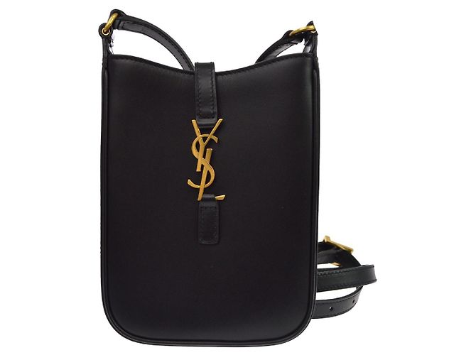 Autre Marque Saint Laurent Le 5 a 7 Vertical Leather Mini