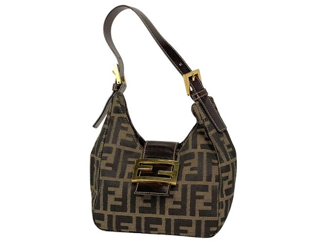 Fendi Handbag with Zucca Pattern