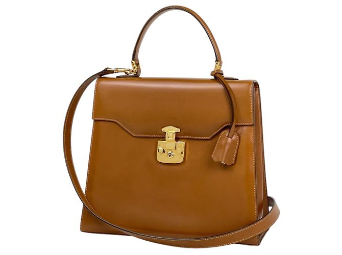 Gucci Lady Lock 2-Way Lederhandtasche