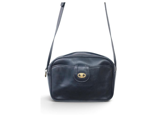 Céline Celine Bolso Triomphe Cuero Negro
