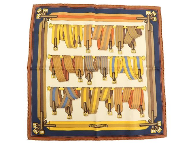 Hermès Carré 42 Sciarpa in Seta Multicolore