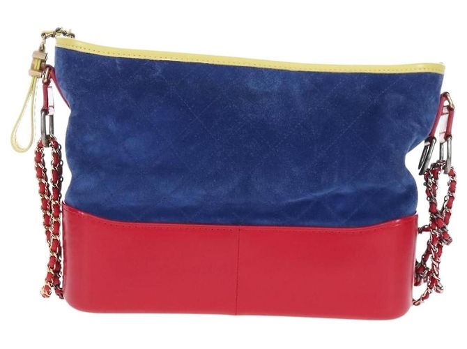 Chanel Gabrielle Hobo Quilted Suede Medium
