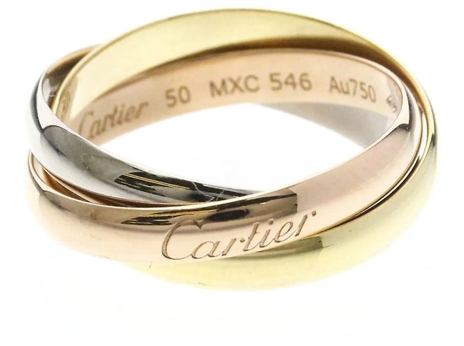 Cartier Trinity 18K Tricolor Gold Medium
