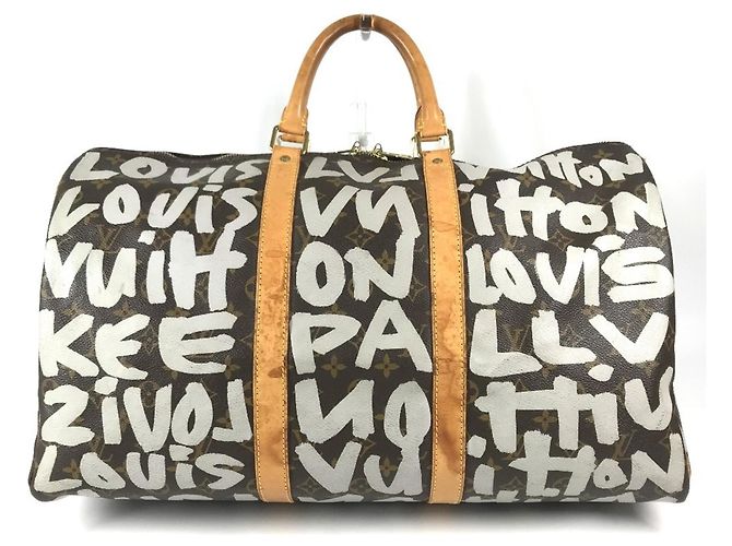 Bolso Boston Louis Vuitton Monogram Graffiti Keepall 50