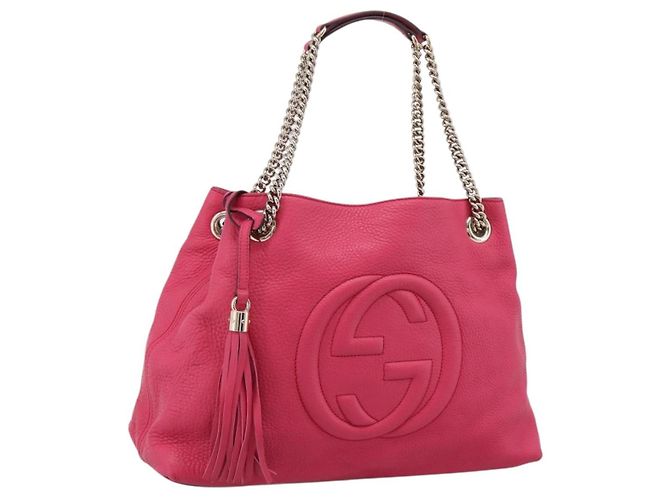 Gucci Soho Chain Strap Leather Large