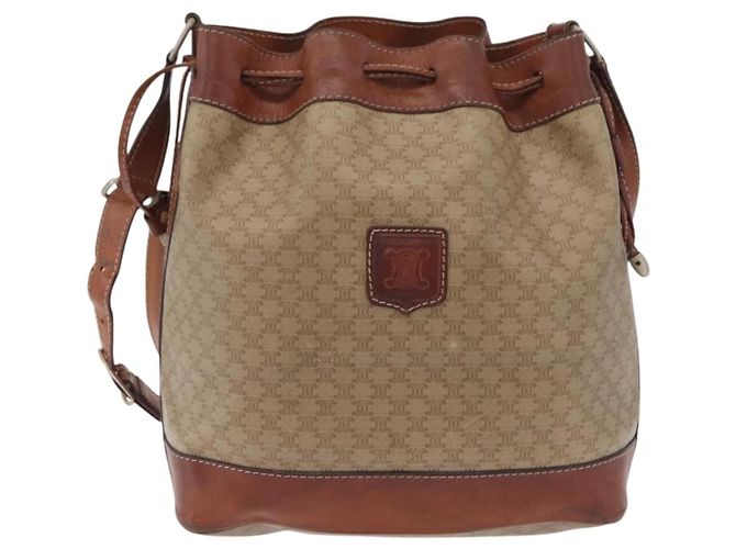 Céline Celine Macadam Shoulder Canvas Medium