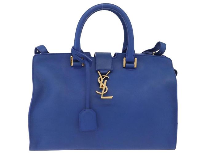 Autre Marque Saint Laurent Monogram Cabas Leather Baby