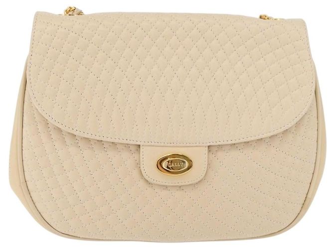 Bally Vintage Chain Quilted Leather