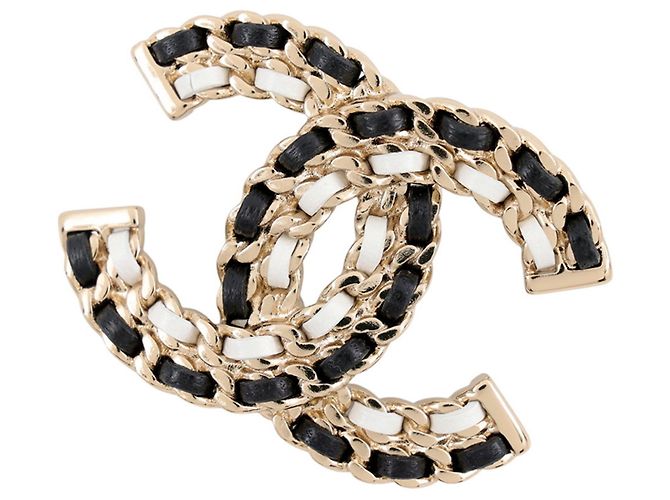 Spilla in pelle Chanel