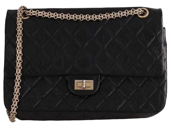 Chanel borsa 2.55 in pelle nera