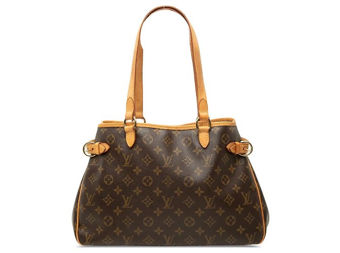 Sac cabas horizontal Louis Vuitton Monogram Batignolles marron