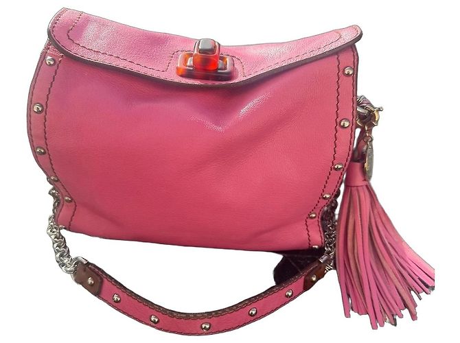 Borsa Lanvin in pelle rosa
