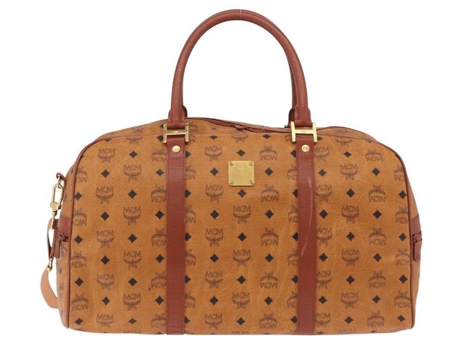 MCM Vicetos Porte-documents en cuir marron