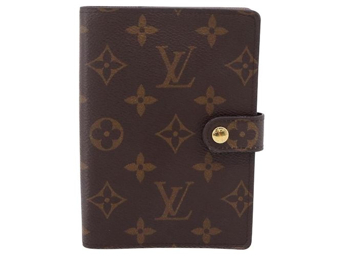 Capa de Agenda com Argolas Louis Vuitton Monogram Canvas PM