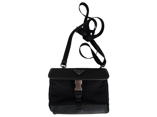 Prada Borsa a Tracolla Re-Nylon Nero