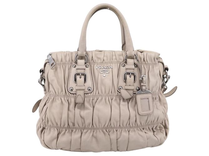 Prada Gaufre Convertible Nappa Leather Medium