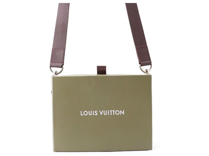 Bolsa de Ombro Louis Vuitton Verde e Cáqui