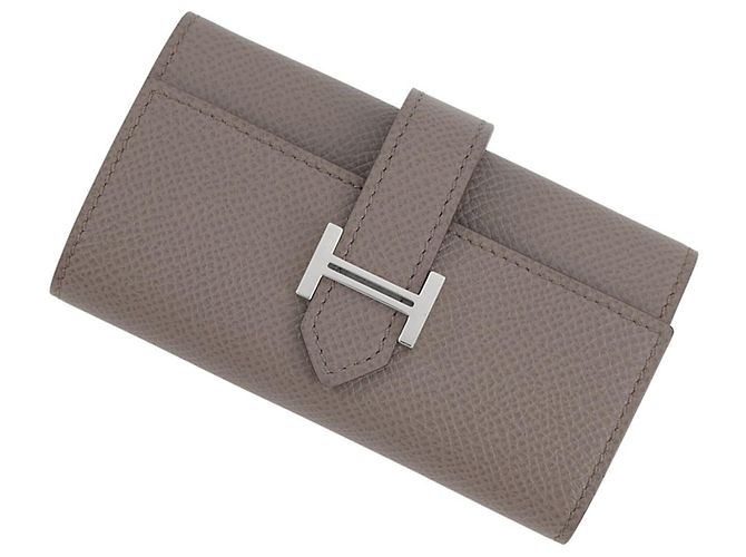 Hermès Hermes Bearn 4-Ring Keycase in Etain