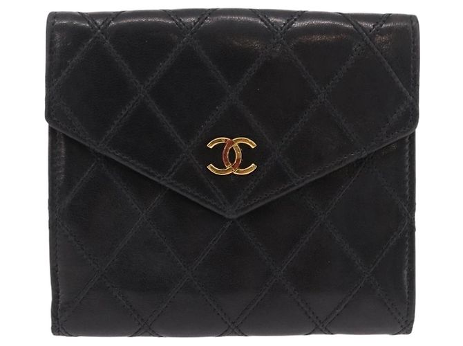Chanel CC Compact Quilted Caviar