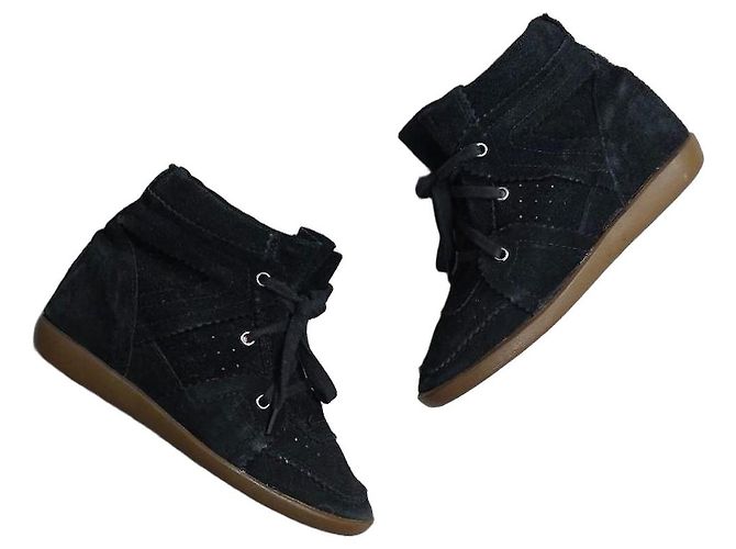 Isabel Marant Bobby High-Top Sneaker Schwarz