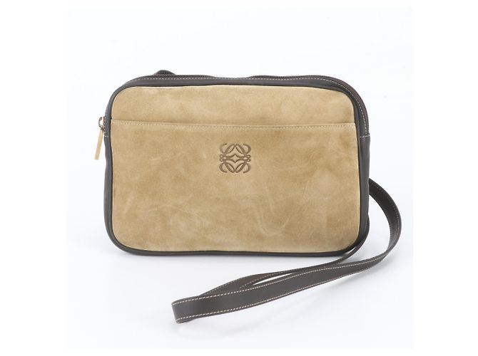 Loewe Anagram Leather Shoulder Bag
