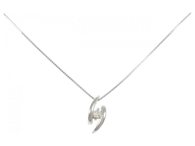 Autre Marque Diamantenhalskette PT900 PT850