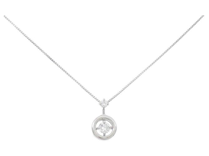 Autre Marque Diamantenhalskette PT900 PT850