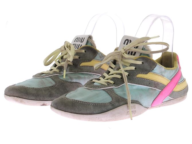 Miu Miu Sneakers in camoscio multicolore