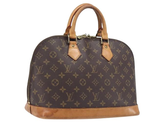 LOUIS VUITTON Monogram Alma PM Hand Bag M53151 LV