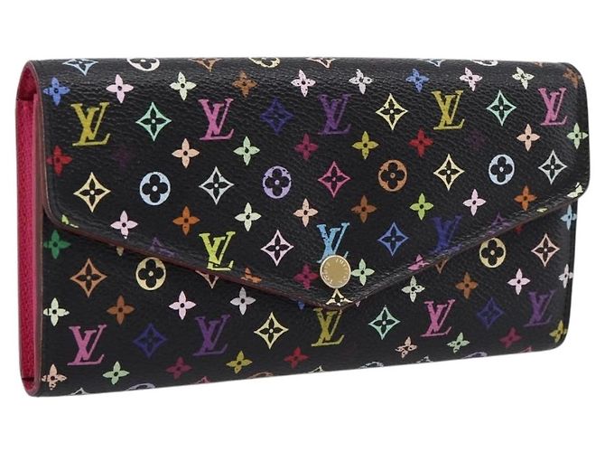 LOUIS VUITTON Monogram Multicolor Portefeiulle Sarah Black M60668