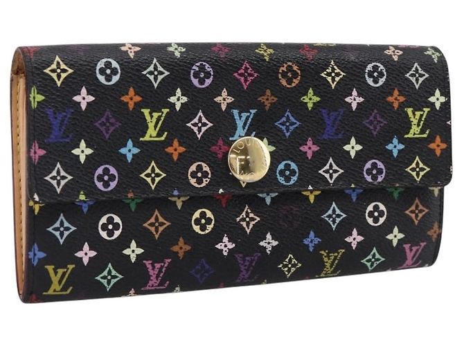 LOUIS VUITTON Monogram Multicolor Portefeiulle Sarah Wallet M60668